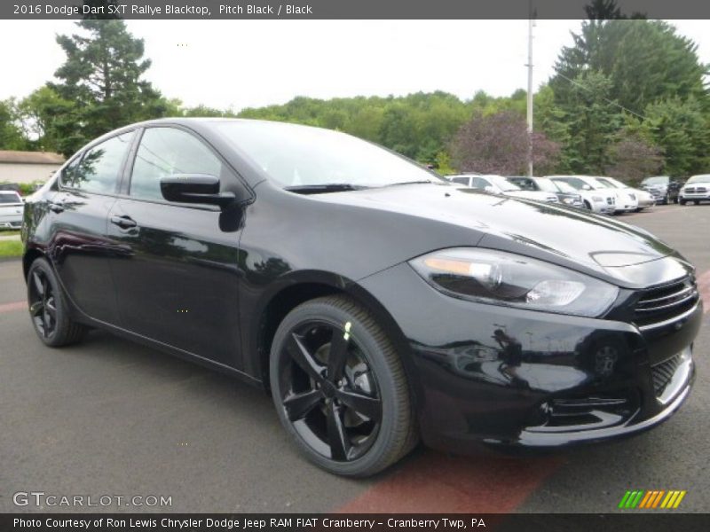 Pitch Black / Black 2016 Dodge Dart SXT Rallye Blacktop