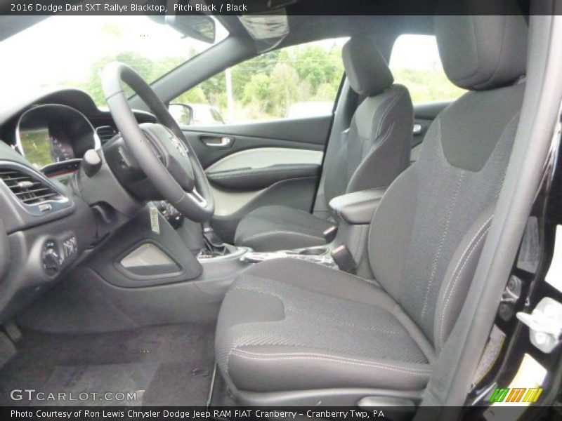 Pitch Black / Black 2016 Dodge Dart SXT Rallye Blacktop