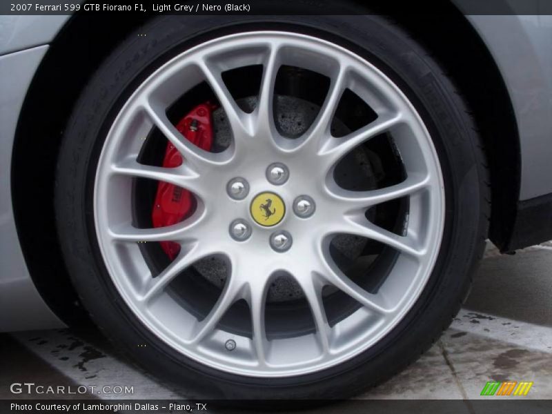 Light Grey / Nero (Black) 2007 Ferrari 599 GTB Fiorano F1
