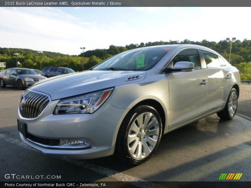 Quicksilver Metallic / Ebony 2015 Buick LaCrosse Leather AWD