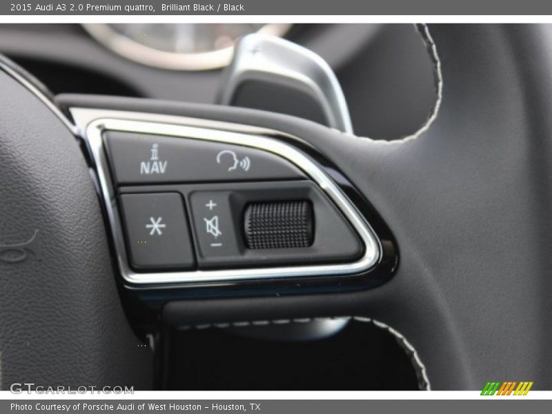 Brilliant Black / Black 2015 Audi A3 2.0 Premium quattro