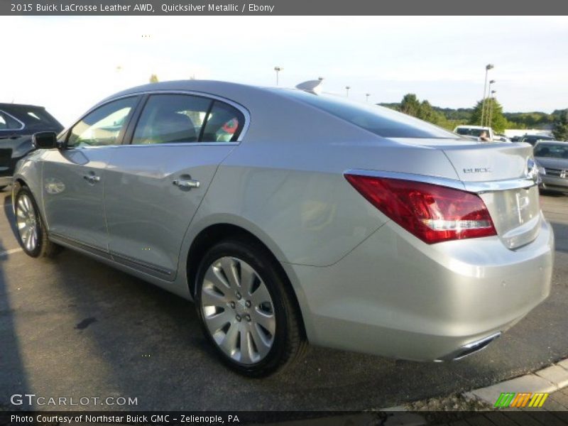 Quicksilver Metallic / Ebony 2015 Buick LaCrosse Leather AWD