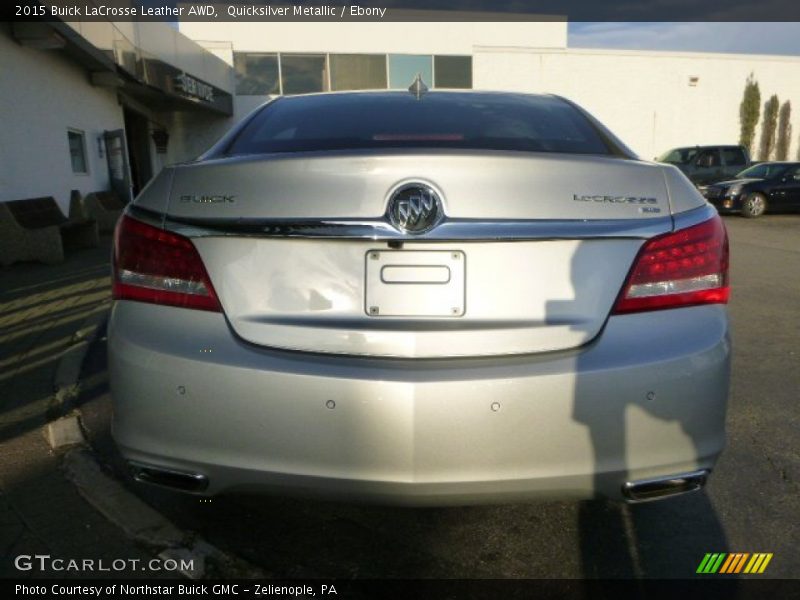 Quicksilver Metallic / Ebony 2015 Buick LaCrosse Leather AWD