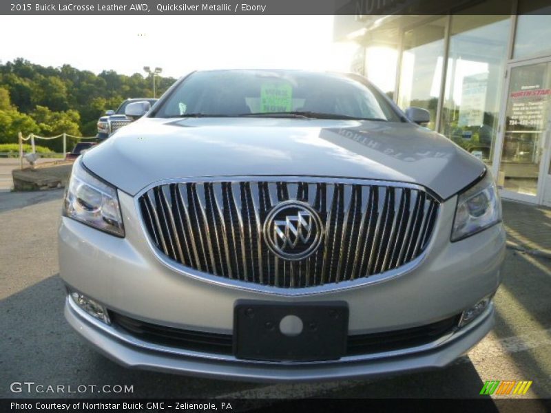 Quicksilver Metallic / Ebony 2015 Buick LaCrosse Leather AWD