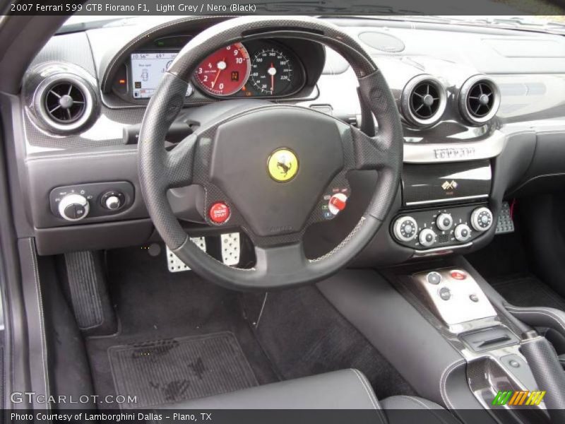 Light Grey / Nero (Black) 2007 Ferrari 599 GTB Fiorano F1