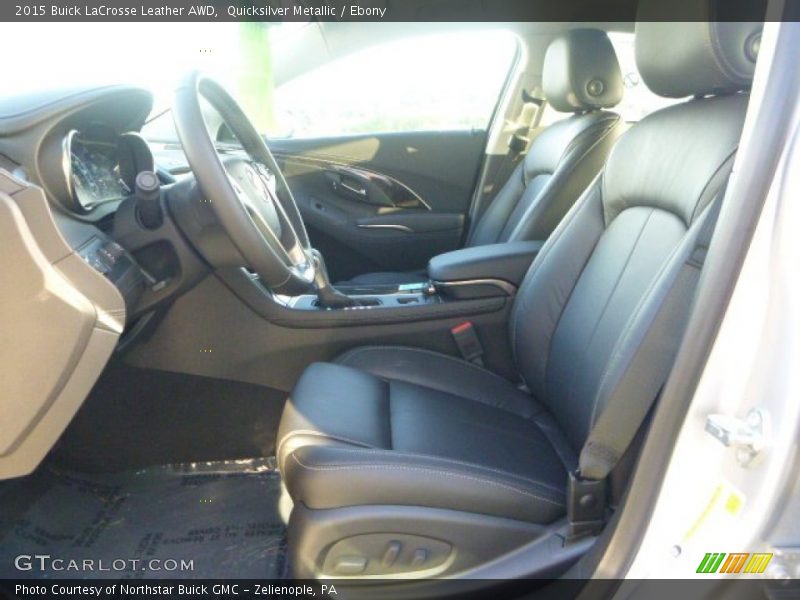 Quicksilver Metallic / Ebony 2015 Buick LaCrosse Leather AWD
