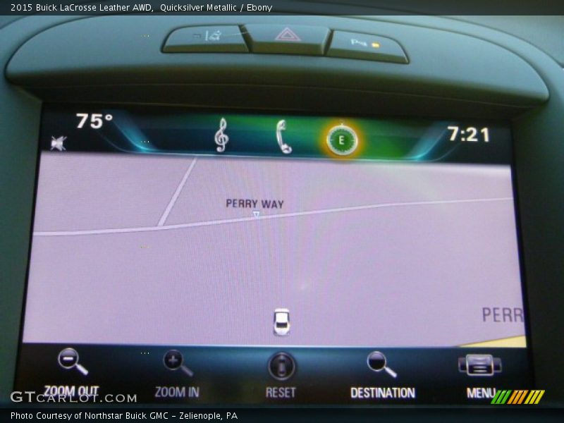 Quicksilver Metallic / Ebony 2015 Buick LaCrosse Leather AWD