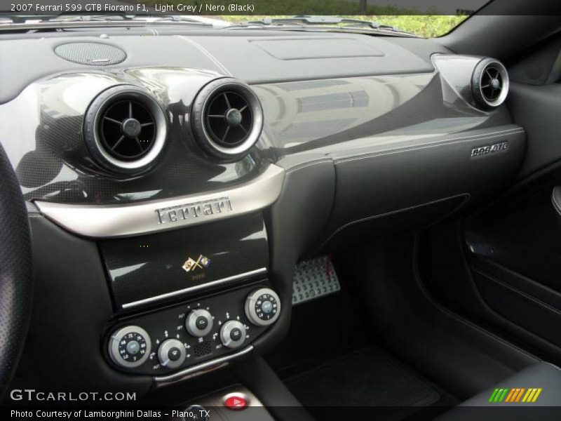 Light Grey / Nero (Black) 2007 Ferrari 599 GTB Fiorano F1