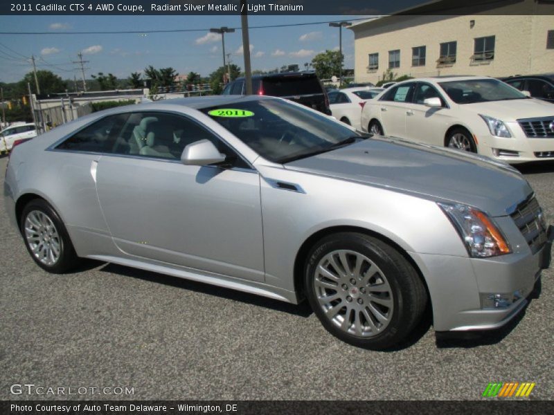Front 3/4 View of 2011 CTS 4 AWD Coupe