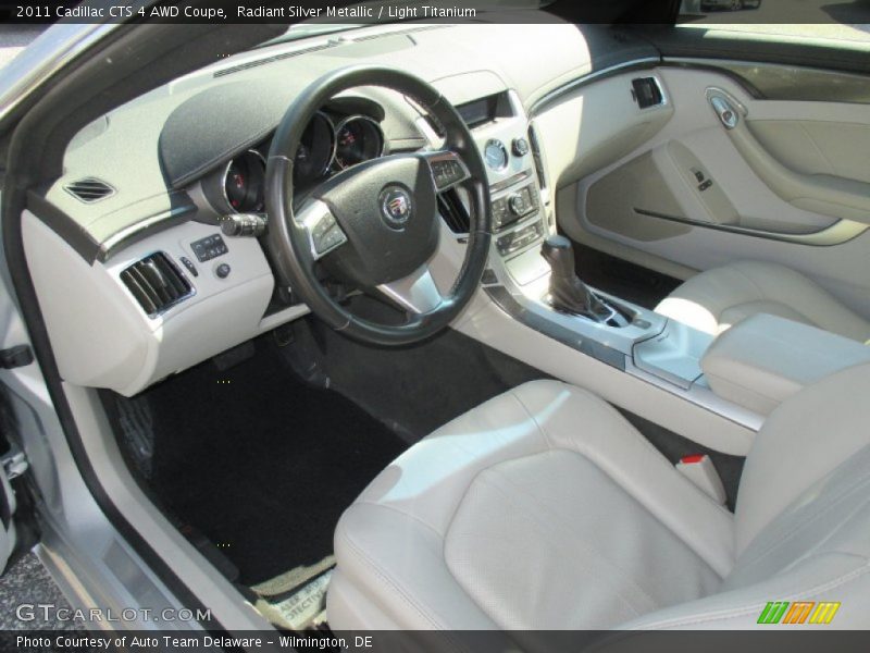  2011 CTS 4 AWD Coupe Light Titanium Interior