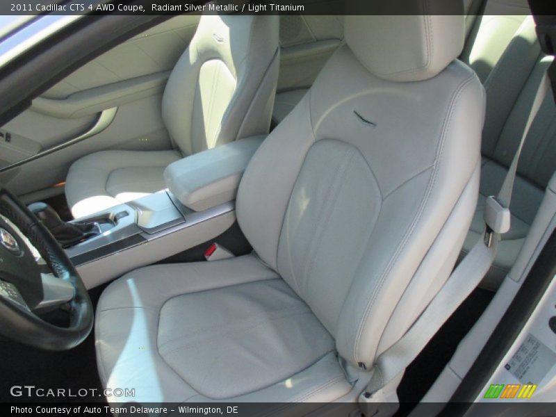Radiant Silver Metallic / Light Titanium 2011 Cadillac CTS 4 AWD Coupe