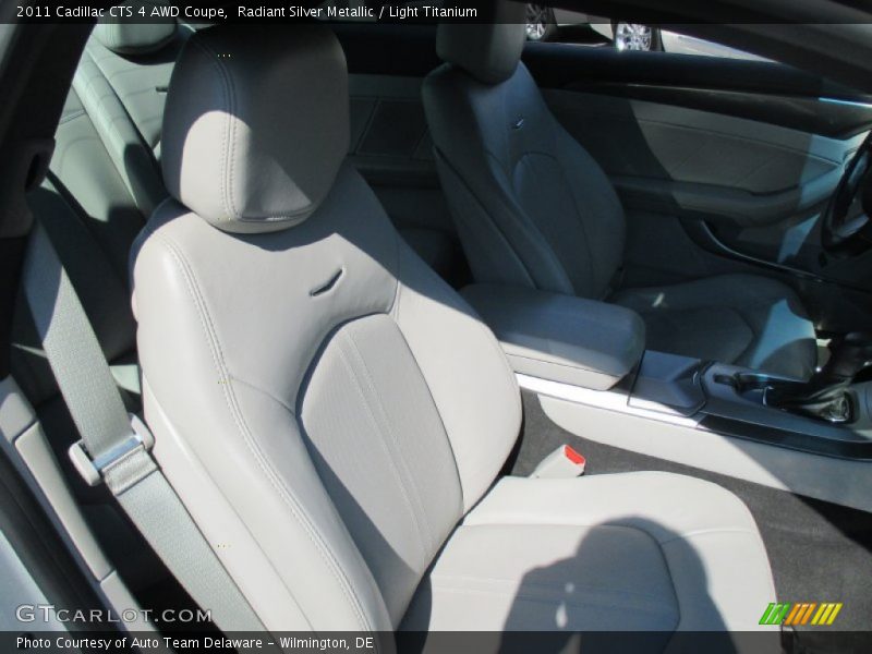 Radiant Silver Metallic / Light Titanium 2011 Cadillac CTS 4 AWD Coupe