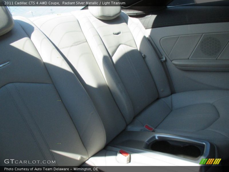 Radiant Silver Metallic / Light Titanium 2011 Cadillac CTS 4 AWD Coupe