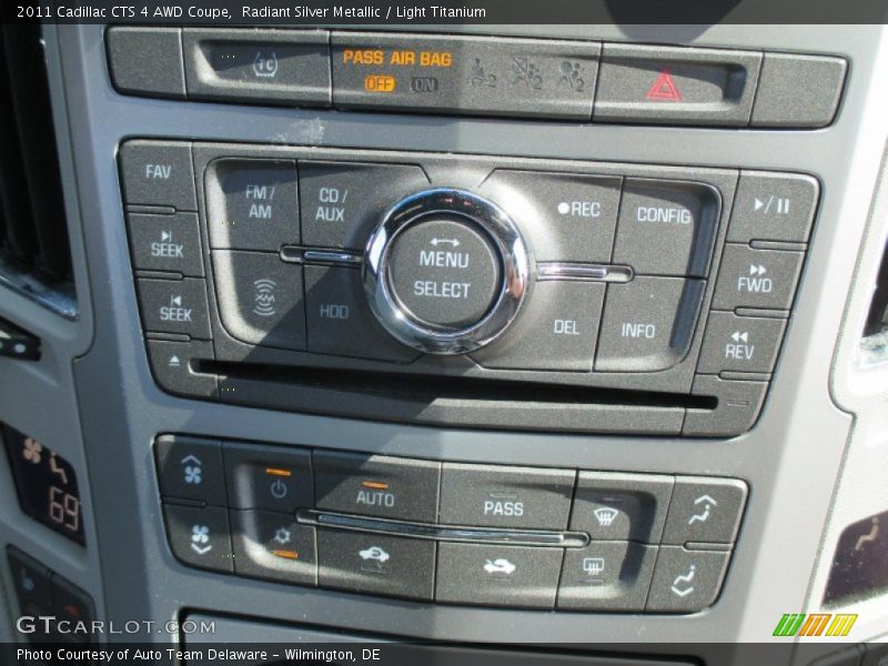 Radiant Silver Metallic / Light Titanium 2011 Cadillac CTS 4 AWD Coupe