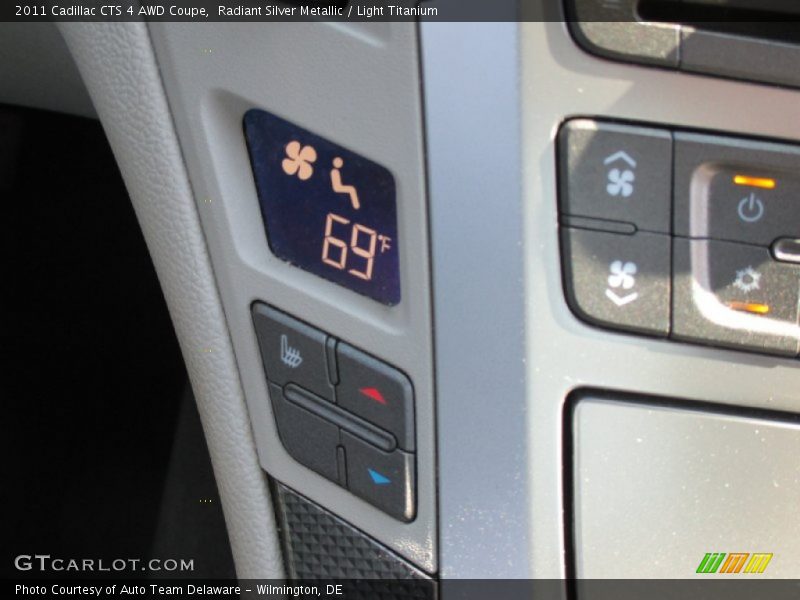 Radiant Silver Metallic / Light Titanium 2011 Cadillac CTS 4 AWD Coupe