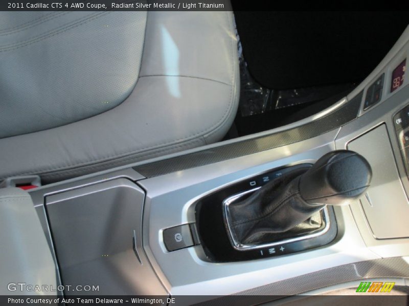 Radiant Silver Metallic / Light Titanium 2011 Cadillac CTS 4 AWD Coupe