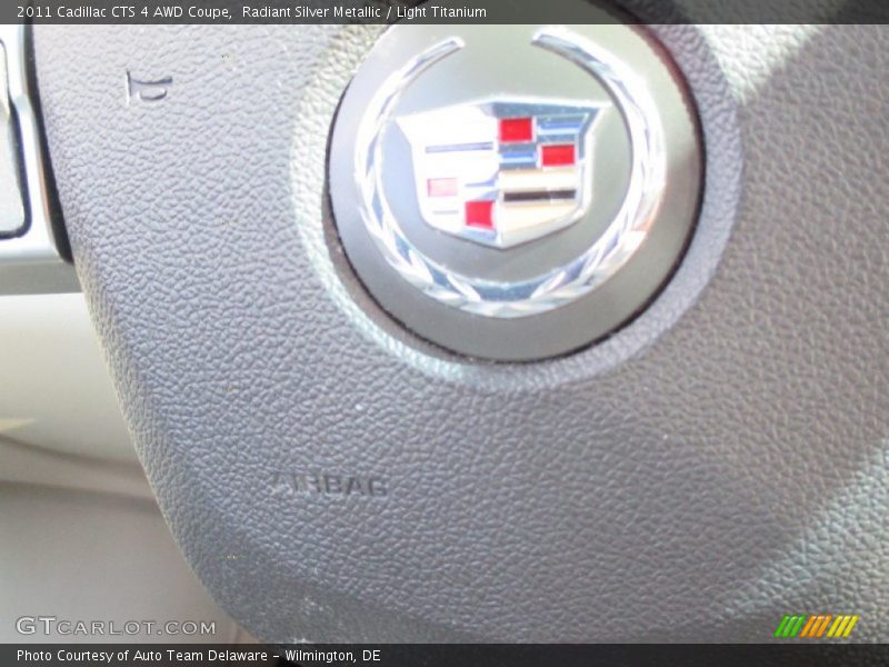 Radiant Silver Metallic / Light Titanium 2011 Cadillac CTS 4 AWD Coupe