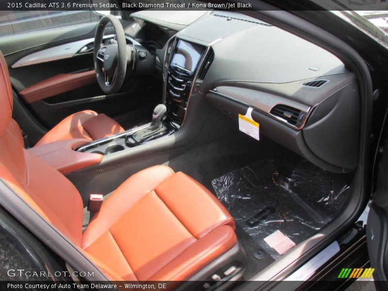  2015 ATS 3.6 Premium Sedan Kona Brown/Jet Black Interior