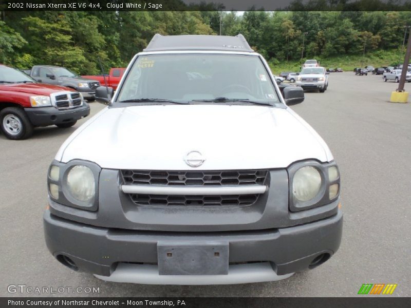 Cloud White / Sage 2002 Nissan Xterra XE V6 4x4