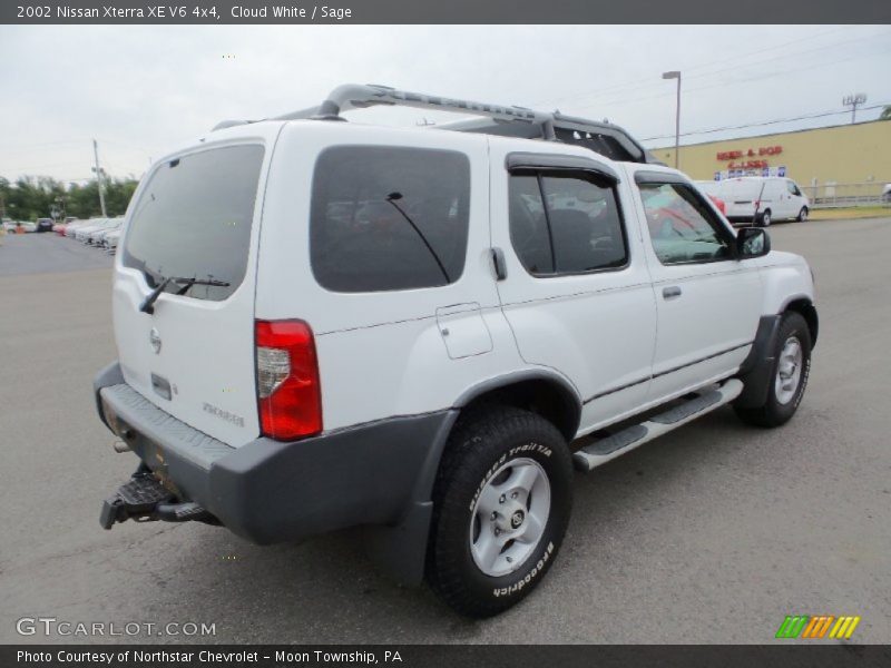 Cloud White / Sage 2002 Nissan Xterra XE V6 4x4
