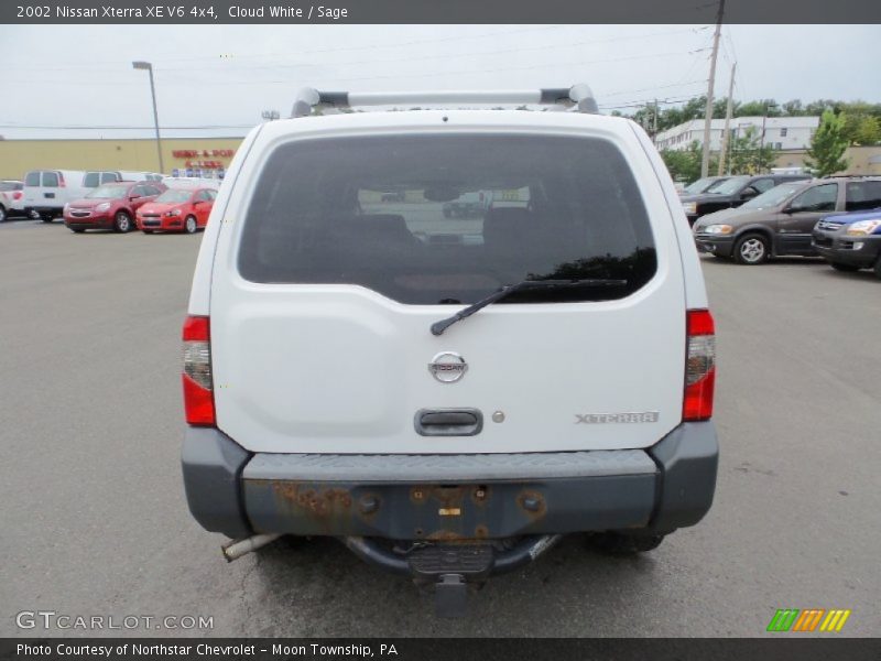 Cloud White / Sage 2002 Nissan Xterra XE V6 4x4