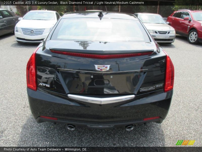 Black Diamond Tricoat / Light Neutral/Medium Cashmere 2015 Cadillac ATS 3.6 Luxury Sedan