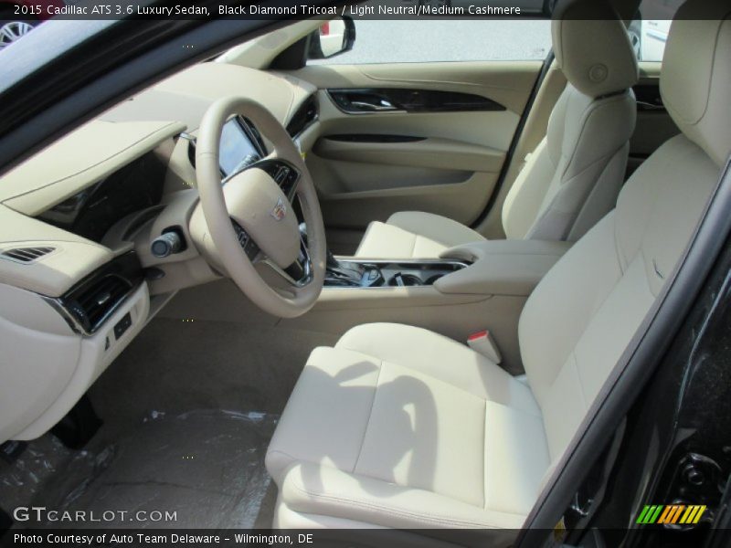 Black Diamond Tricoat / Light Neutral/Medium Cashmere 2015 Cadillac ATS 3.6 Luxury Sedan