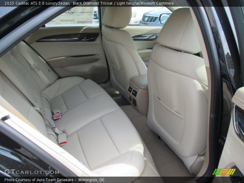 Black Diamond Tricoat / Light Neutral/Medium Cashmere 2015 Cadillac ATS 3.6 Luxury Sedan