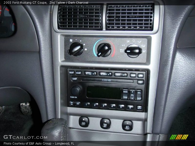 Zinc Yellow / Dark Charcoal 2003 Ford Mustang GT Coupe