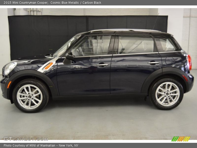 Cosmic Blue Metallic / Carbon Black 2015 Mini Countryman Cooper