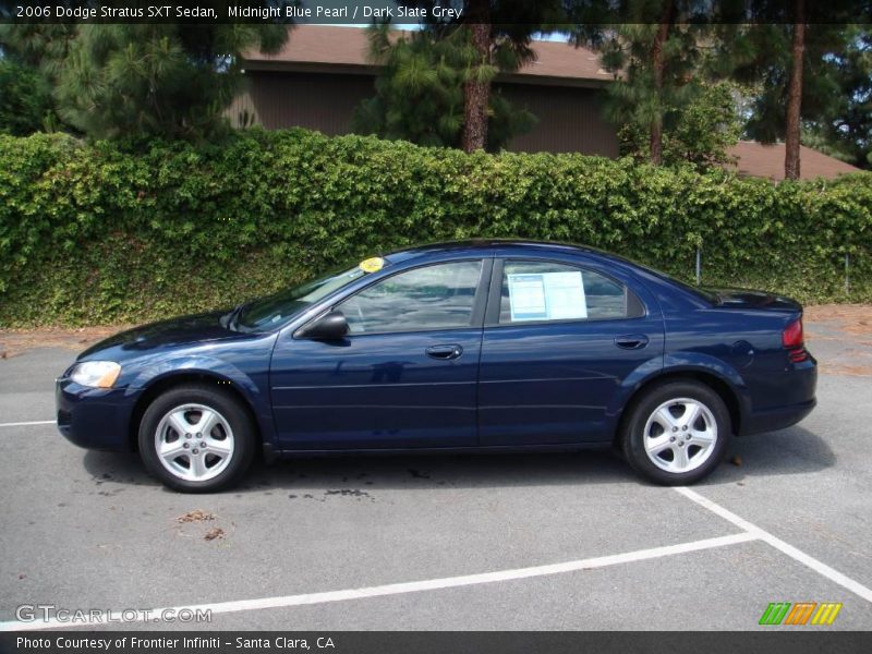 Midnight Blue Pearl / Dark Slate Grey 2006 Dodge Stratus SXT Sedan