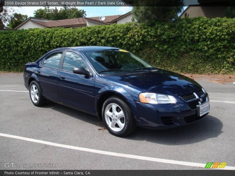 Midnight Blue Pearl / Dark Slate Grey 2006 Dodge Stratus SXT Sedan