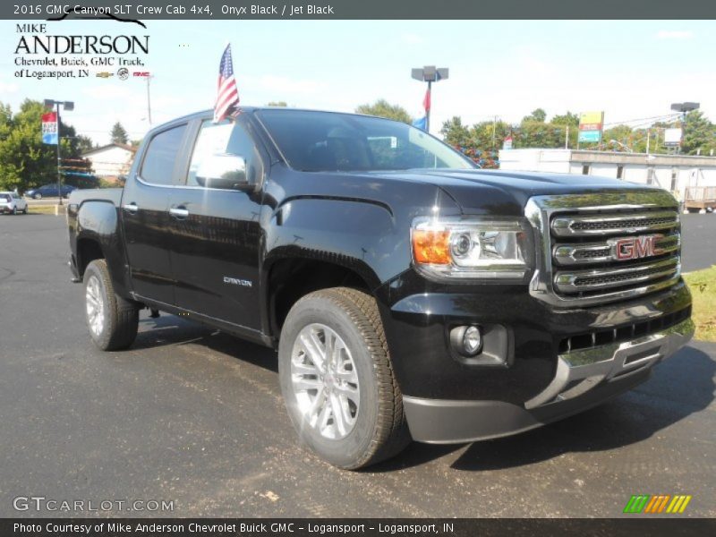Onyx Black / Jet Black 2016 GMC Canyon SLT Crew Cab 4x4