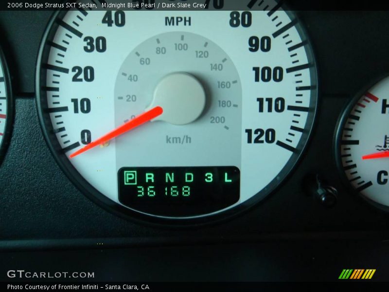 Midnight Blue Pearl / Dark Slate Grey 2006 Dodge Stratus SXT Sedan