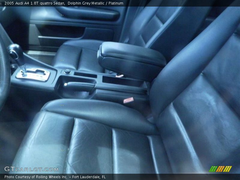 Dolphin Grey Metallic / Platinum 2005 Audi A4 1.8T quattro Sedan
