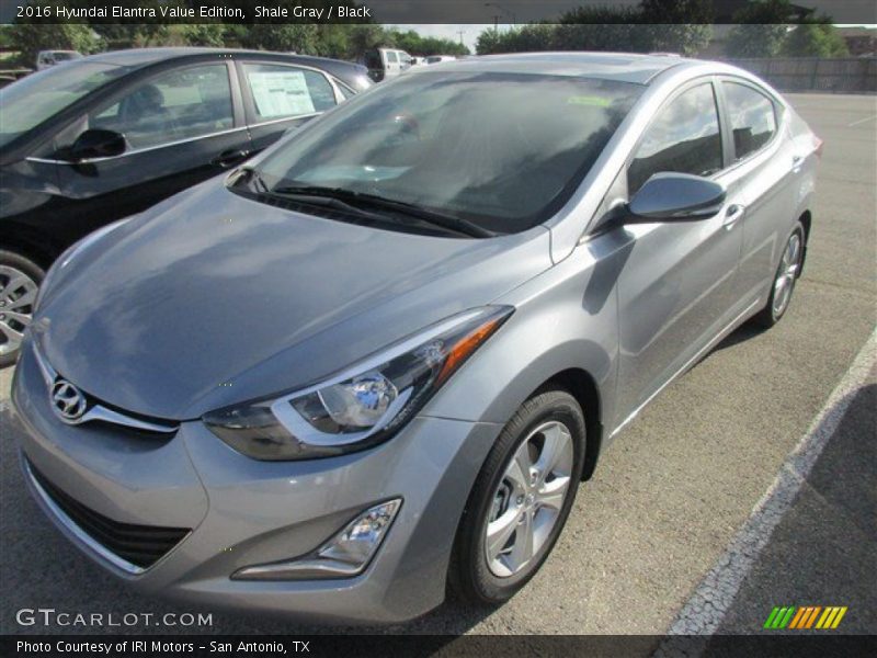 Shale Gray / Black 2016 Hyundai Elantra Value Edition