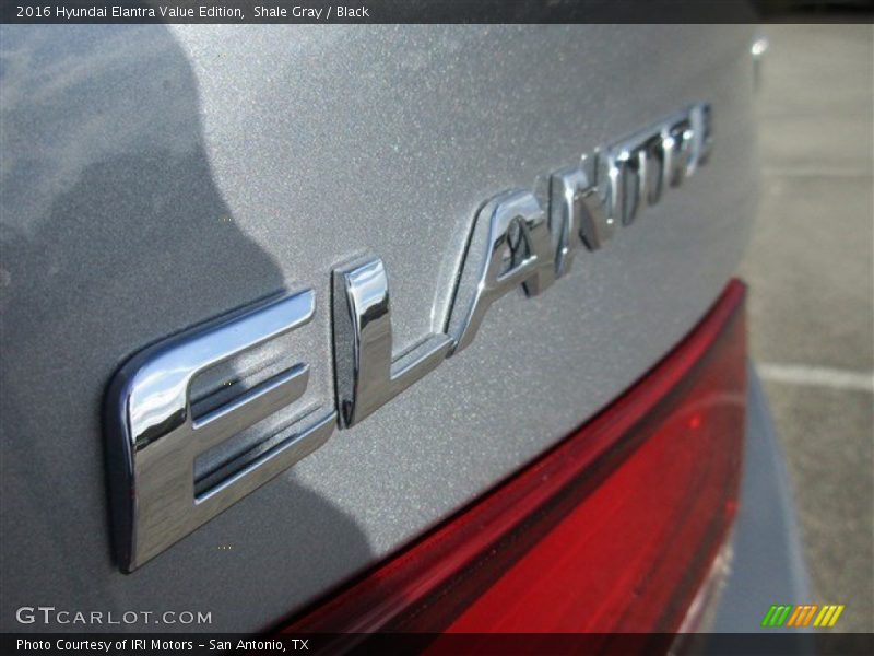 Shale Gray / Black 2016 Hyundai Elantra Value Edition