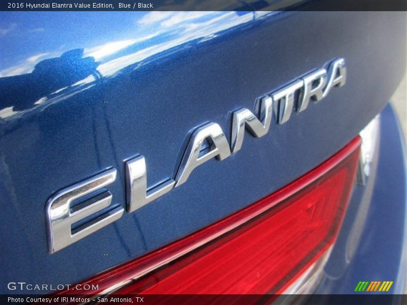 Blue / Black 2016 Hyundai Elantra Value Edition