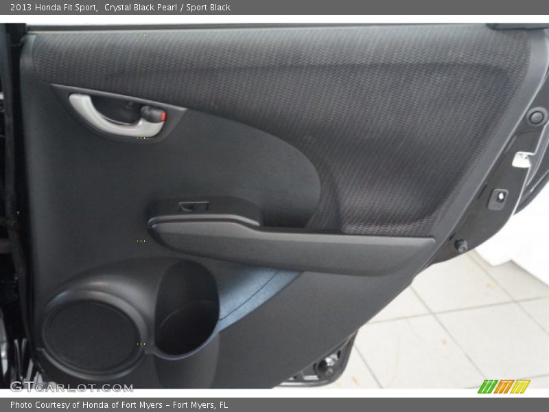 Crystal Black Pearl / Sport Black 2013 Honda Fit Sport