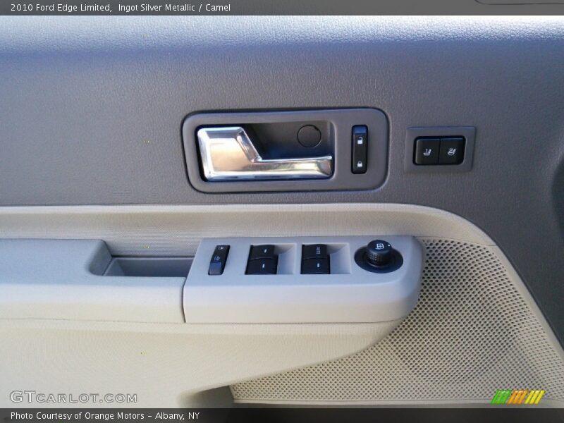 Ingot Silver Metallic / Camel 2010 Ford Edge Limited