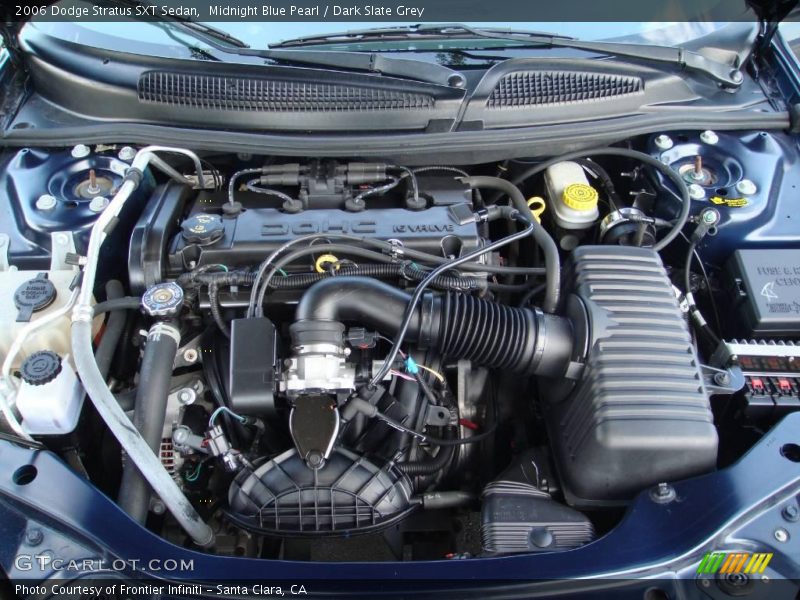 Midnight Blue Pearl / Dark Slate Grey 2006 Dodge Stratus SXT Sedan
