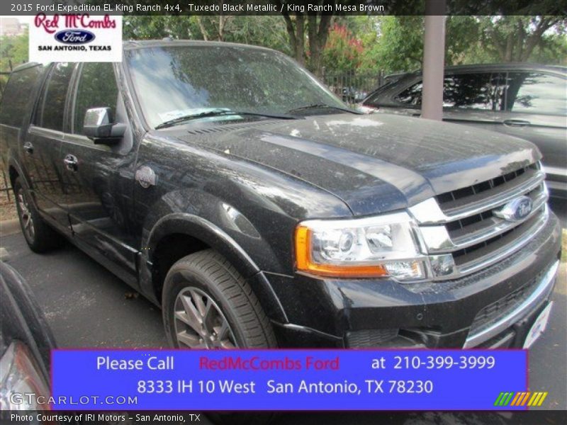 Tuxedo Black Metallic / King Ranch Mesa Brown 2015 Ford Expedition EL King Ranch 4x4