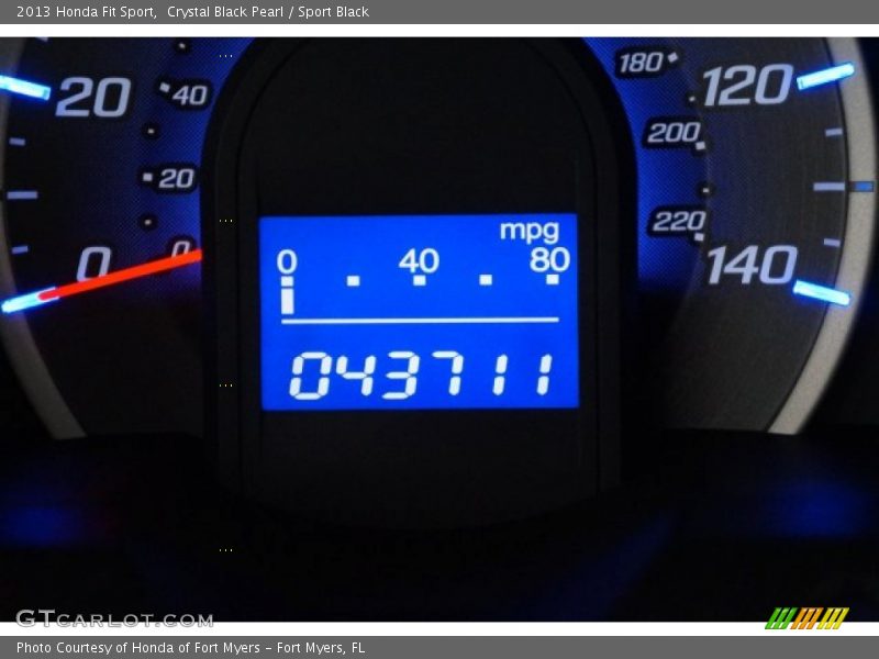 Crystal Black Pearl / Sport Black 2013 Honda Fit Sport