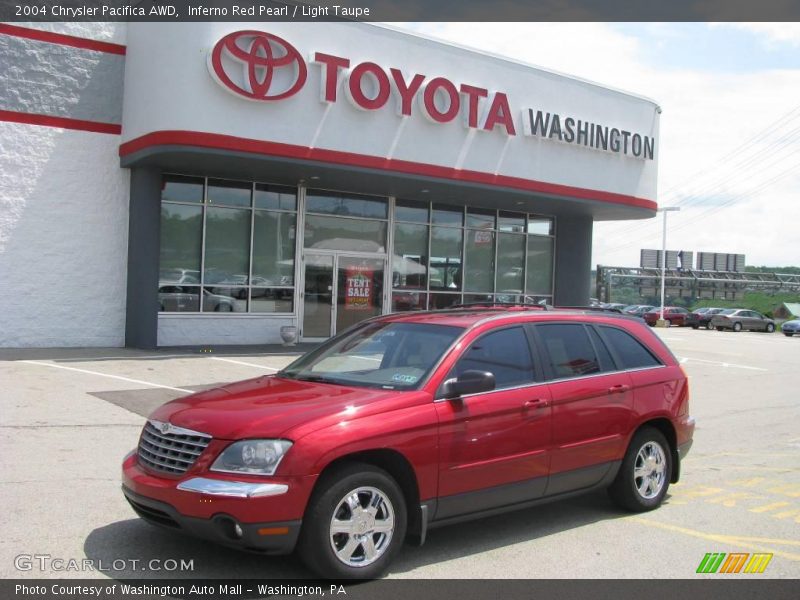 Inferno Red Pearl / Light Taupe 2004 Chrysler Pacifica AWD
