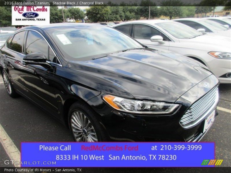 Shadow Black / Charcoal Black 2016 Ford Fusion Titanium
