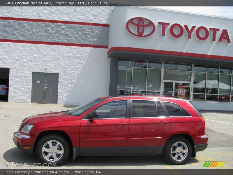 Inferno Red Pearl / Light Taupe 2004 Chrysler Pacifica AWD