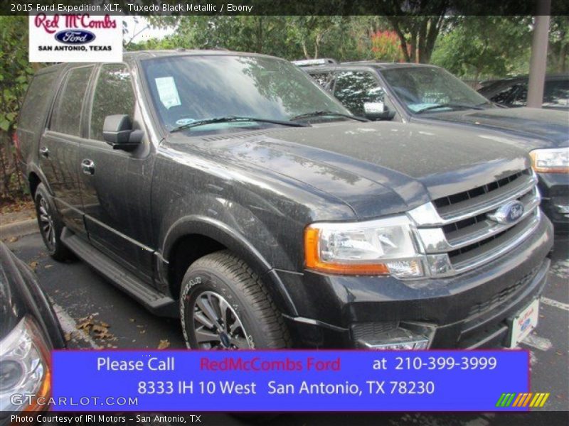 Tuxedo Black Metallic / Ebony 2015 Ford Expedition XLT