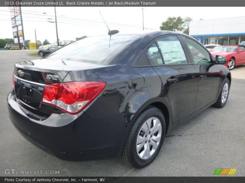 Black Granite Metallic / Jet Black/Medium Titanium 2016 Chevrolet Cruze Limited LS