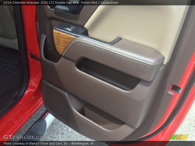 Victory Red / Cocoa/Dune 2014 Chevrolet Silverado 1500 LTZ Double Cab 4x4