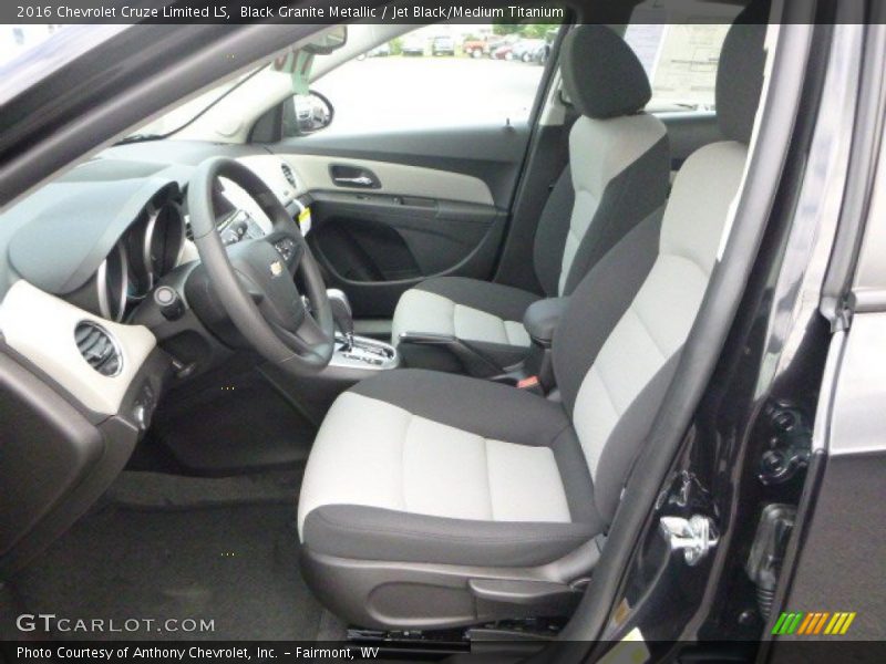 Black Granite Metallic / Jet Black/Medium Titanium 2016 Chevrolet Cruze Limited LS